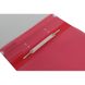 Папка-швидкозшивач А5 червона E31506-03 Economix з перфорацією прозорий верх (4044572136060)