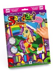 Фреска з кольорового піску "Sandart" Поні купити в Україні