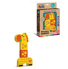 Дерев'яна іграшка Kids hits арт. KH20/003 (40шт) жирафа 4 деталі кор. 18,5*27,9*3 см