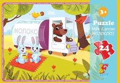 Пазли ТМ "F-Toys" із серії "Молоковіз", 24 елементи купити в Україні