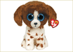 Дитяча іграшка м’яконабивна TY Beanie Boo's 36487 Цуценя "MUDDLES" 25см купити в Україні