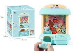 Гра LQL 3306 (8) "Автомат з іграшками", підсвічування, звук, пульт керування, монетки, м’які іграшки, від батарейок/від мережі, в коробці