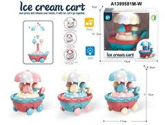 Заводная игрушка HY-728 (144шт) тележка с мороженым, 12см,ездит,3 цвета, в кор-ке, 14-12,5-9см купить в Украине
