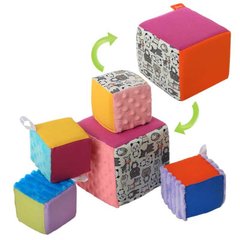 гр Набір м'яких кубиків дизайн 4 "Тваринки" (1) ТМ Алекс купити в Україні