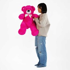 гр М`яка іграшка "Ведмедик" колір малиновий В40880 висота 1 м (1) купити в Україні