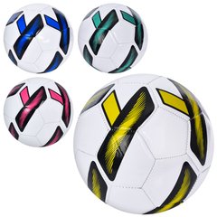 М'яч футбольний MS 3634 (30шт) розмір 5, ПВХ, 300-310г, 4кольори, в пакеті купить в Украине