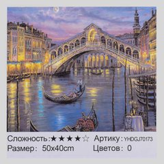 Картина за номерами + Алмазна мозайка 2в1 YHDGJ 70173 (30) 50х40см купити в Україні