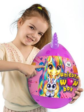 Яйце Єдинорога МалиновийUNICORN WOW BOX 35 см 20 сюрпризів Danko Toys (ДТ-ОО-09275) купити в Україні