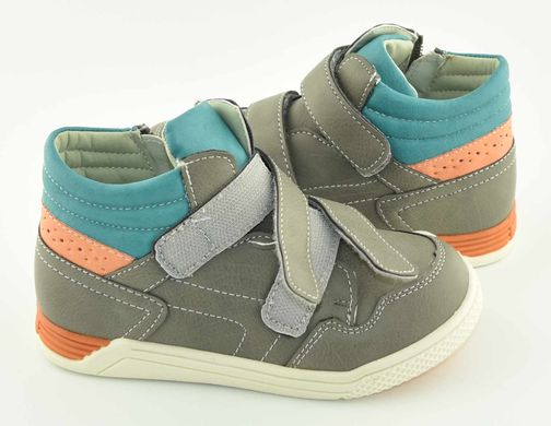 Детские ботинки H589 grey Apawwa 27, 18, Серый