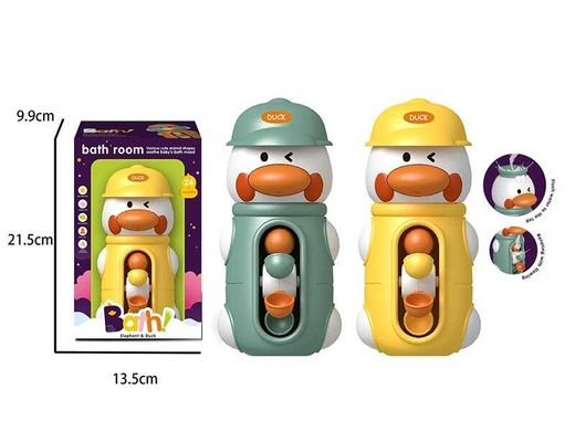Іграшка для ванни 558-7 A (96/2) 2 кольори, “Каченя”, млин, присоски, в коробці купить в Украине