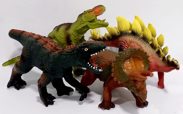 Динозавр резиновый JZD-82 (6980807420482) Микс