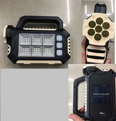 Ліхтар світлодіодний C 57249 (60) акумуляторний, 3 режими роботи, сонячна батарея, USB-кабель, зарядка для телеф., в коробці купити в Україні