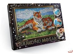 Алмазна живопис "DIAMOND MOSAIC", "Тигри" купити в Україні