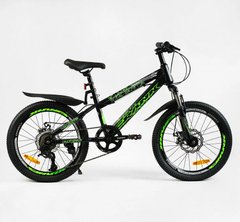 Дитячий спортивний велосипед CR-20608 CORSO «Crank» сталева рама, обладнання Saiguan 7 швидкостей (6800067206087) купити в Україні