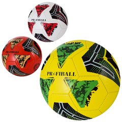 Мяч футбольный EV-3356 (30шт) размер 5, ПВХ 1,8мм, 300г, 3цвета, в кульке купить в Украине