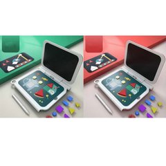 LCD планшет 636-49AB (12шт) 27см,2в1(мозаика),карточки10шт,фигурки, 2цвета, в кор-ке, 29,5-26-6,5см купить в Украине