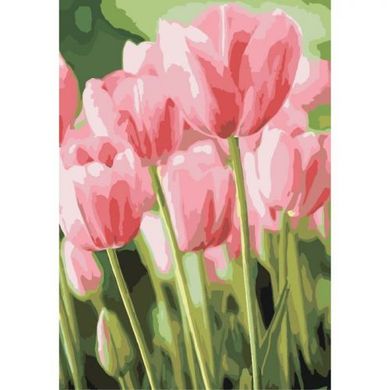 Картина за номерами "Весняні тюльпани" ★★★ 35х50см КНО2069 купити в Україні