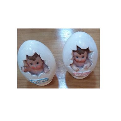 Фігурка 17-121 пупс, в яйці, 4 шт. (2 види (хлопчик/дівчинка) в диспл., 11-10-9 см. купити в Україні