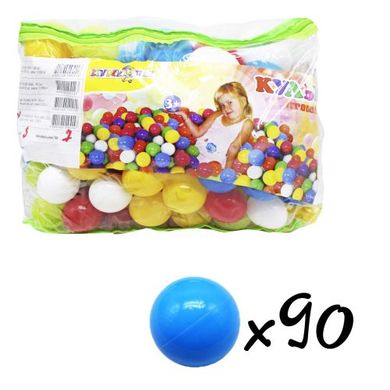 Кульки для басейну: 60шт (60мм) + 30шт (80мм) купити в Україні
