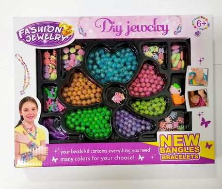 Набір бісеру "Квітка" для виготовлення браслетів 517A Beads Dream, в коробці (6982152400027) Вид 1 купити в Україні