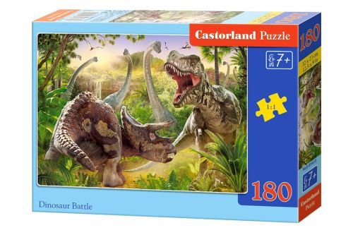 Пазлы "Битва динозавров", 180 элементов купить в Украине