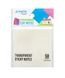 Стікери прозорі для нотаток 50 листів 76х76мм Р71, колір білий