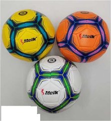 М`яч футбольний C 55985 (60) 3 види, вага 310-330 грамів, матеріал TPU, гумовий балон, розмір №5 купити в Україні
