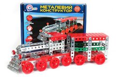 Конструктор металлический "Поезд ТехноК" 20.5 х 16 х 4 см, арт. 4814 купить в Украине