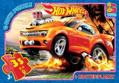 Пазлы ТМ "G-Toys" FW701 из серии "Hot Wheels", 35 эл. купить в Украине