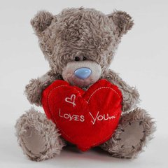 Мягкая игрушка M 12469 (124) "Медвежонок с сердечком", 1 вид, 22 см купить в Украине
