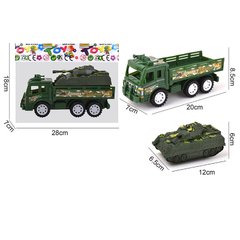 Военная техника K98-A7 (192шт/2) грузовик+танк, пакет 28*7*18см купить в Украине