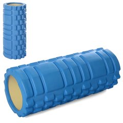 Массажер MS 0857-BL (10шт) рулон для йоги, ЕVA, размер 33-14см, синий, в кульке, 14-33-14см