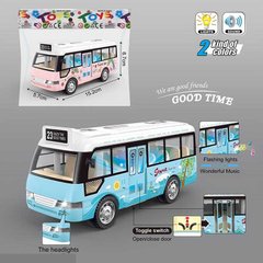 Автобус 7723 (110) 2 кольори, інерція, звук, підсвічування, у пакеті купити в Україні