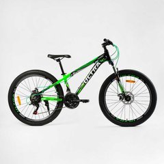 Велосипед Спортивний Corso «ULTRA» 26" дюймів UL-26654 (1) рама алюмінієва 13’’, обладнання Shimano 21 швидкість, зібран на 75% купити в Україні