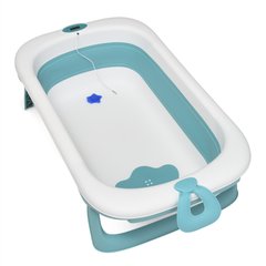 Ванночка ME 1106 T-CONTROL Blue (1шт) дитяча. з термометром, силікон, складана, 87-51-23, блакитна