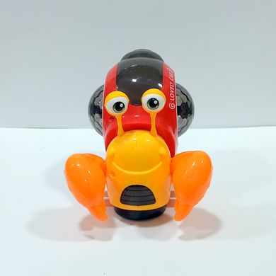 Музична іграшка Містер Крабс 41468 TK Group, світло, звук, проектор, в коробці (6946614502582) Оранжевый купити в Україні
