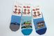 Шкарпетки дитячі стрейчові із силіконовою стопою М19В3104К Африка р14, Синий
