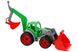 Іграшка "Трактор з двома ковшами" 3671 ТехноК (4823037603671) Зелёный купить в Украине