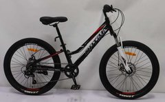 Велосипед Спортивний Corso «OPTIMA» 24" дюйми TM-24811 (1) рама алюмінієва 11``, обладнання Shimano 7 швидкістей, зібран на 75% купити в Україні
