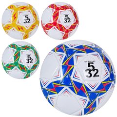 М'яч футбольний MS 3637 розмір 5, ПВХ, 300-320г, 4 кольори, кул. купити в Україні