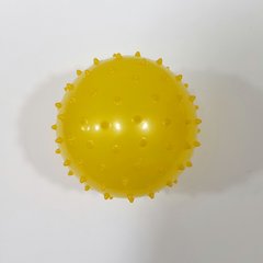 Мяч резиновый массажный С 40279, диаметр 12см 23грамма (6900067402790) Жёлтый купить в Украине