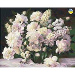 Картина по номерах "Ніжний букет квітів" 40x50 см купити в Україні