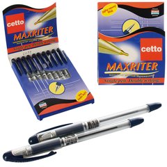 Ручка масл. Maxriter синий, 10шт в дисплее, 0099 купить в Украине