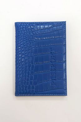 Обкладинка на паспорт-книжку "Змія/Крокодил" ZS-039 Color-it (6973795230492) Синий купити в Україні