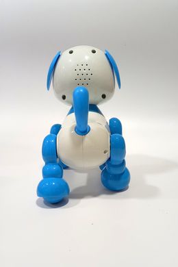 Робот-пёсик TK-11041 TK Group, ходит, поёт песни, говорит фразы, на укр.яз, подсветка, в коробке (6946615077430) Голубой купить в Украине