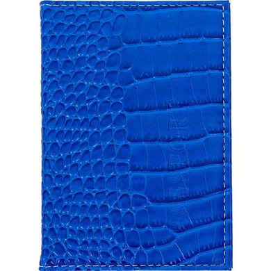 Обложка на паспорт-книжку "Змея/Крокодил" ZS-039 Color-it (6973795230492) Синий купить в Украине