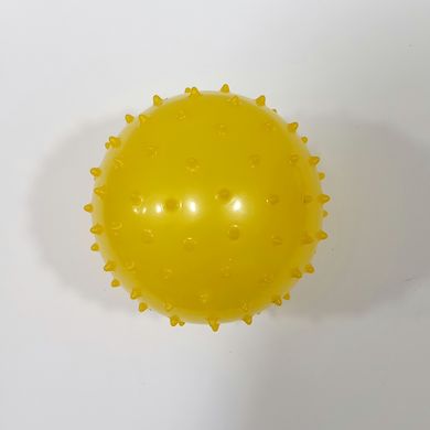 М'яч гумовий масажний С 40279, діаметр 12см 23грама (6900067402790) Жёлтый купити в Україні