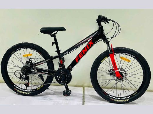 Велосипед Спортивний Corso 24" дюйми «Fenix» FX-24016 (1) рама алюмінієва 11’’, обладнання Saiguan 21 швидкість, зібран на 75% купить в Украине