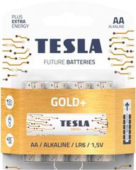 Батарейки TESLA AA GOLD+ (LR06), 4 штуки купить в Украине
