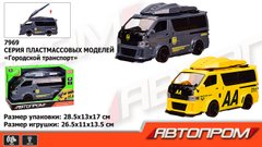 Машина 7969 "АВТОПРОМ" "Міські служби", 2 види, світло, звук (6968352111154) МИКС купити в Україні
